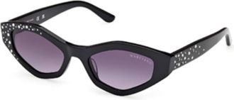Guess Gm 00017 Zonnebril - unisex - Zonnebrillen - Zwart - 53 MM - Accessoires