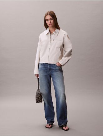 Calvin Klein Jeans Calvin Klein Womens Cotton Workwear Jacket - White - XL