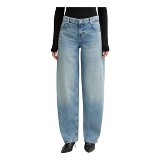 Guess Loose-leg baggy balloon jeans - Dames - Jeans - Blauw - Maat: W29 L32 Katoen
