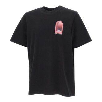 Casablanca T-Shirts, male, Black, Size: M Arches T-shirt