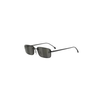 Fendi Sunglasses, unisex, Black, 54 MM, First Crystal Rectangle Sunglasses