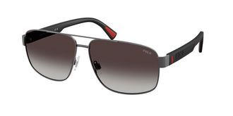Polo Ralph Lauren PH3165 92158G Mens Sunglasses Gunmetal Size 61