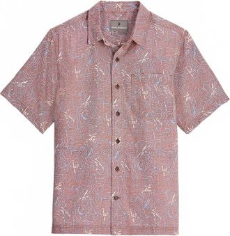 Royal Robbins Mens Camino Pucker Shirt In Mahogany Kayaker