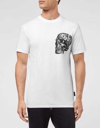 Philipp Plein T-Shirt Ronde Hals Skull