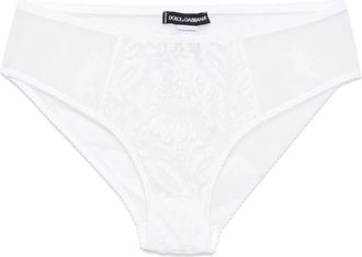 Dolce & Gabbana Comfort Fit Ondergoed Collectie - Dames - Onderbroek - Wit - XL - Ondergoed