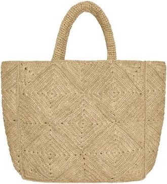 Vitamin A Cala Raffia Tote in Natural at Nordstrom
