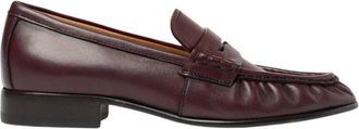 Scarosso Mar Loafer - Dames - Loafers - Rood - 41 EU - Leer - Schoenen