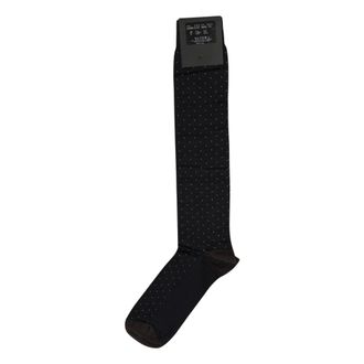 Dolce & Gabbana Calcetines Altos de Lunares - Sport - Hombre - Negro - ONE SIZE