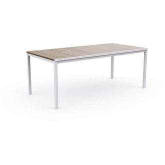 Keter Tavolo da Giardino Keter Porto 200x95x75 cm Deco Coat Piano Effetto Legno Frassino