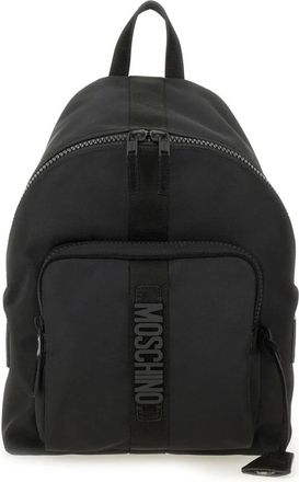 Moschino Tassen, Heren, Zwart, ONE Size, Nylon, Cordura Nylon Rugzak Groot