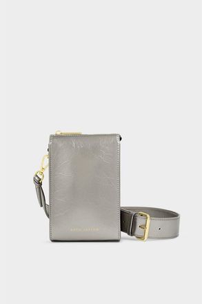 Katie Loxton Avery Slim Crossbody Bag in Pewter at Nordstrom