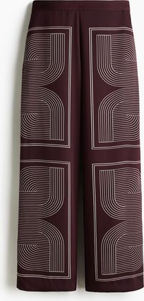 H&M Gerade Hose - Red