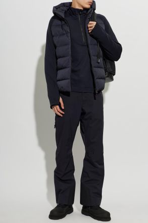 Moncler Performance & Style Hybrid Top, Mens, Navy Blue