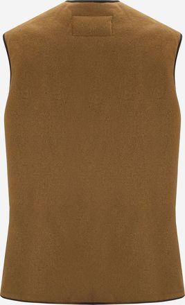 Barbour Mens Vest Acrylic Fleece Light Brown Waistcoats & Gilets