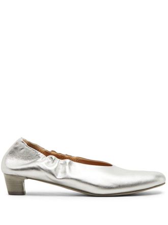 Mars&egrave;ll Scia leather pumps - women - Calf Leather/Calf Leather/Calf Leather - 38.5 - Grey
