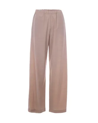 Fabiana Filippi Grey Casha Wool Straight-Leg Pants