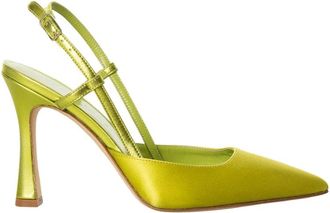 Lella Baldi Sandalo Slingback - - Shoes - Donna - Verde - 40 EU