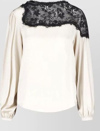 Isabel Marant silk long-sleeve blouse