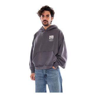 Kaotiko Sudadera Oversize Lavada My Own Drama - Sweatshirts & Hoodies - Hombre - Gris - XL
