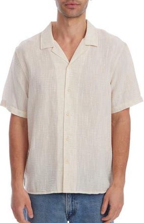 PX Los Angeles Slub Camp Shirt in Cream at Nordstrom Rack, Size Xx-Large
