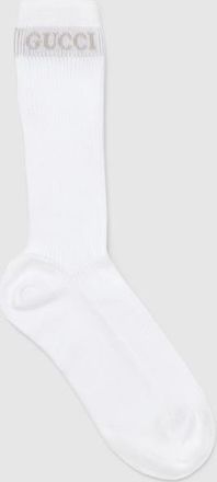 Gucci Cotton Socks, White, Cotton