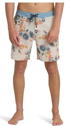 Billabong Good Times LT Mens Swimwear Oatmeal : 33, Cotton/Polyester/Spandex