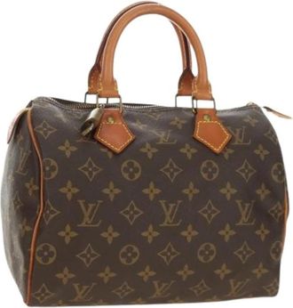 Louis Vuitton Pre-owned Speedy 25 Hand Bag - Dames - Vintage Handtas - Bruin - ONE Size - Leer - Vintage