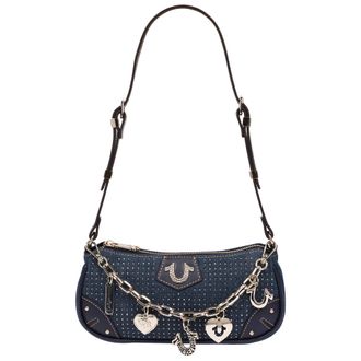 True Religion Sparkle Denim Shoulder Bag