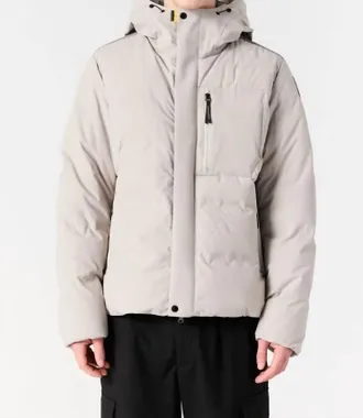 Parajumpers Taiga Hooded Jacket In Chateau Grey