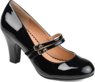 Journee Collection Women & apos;s Windy Medium and Wide Width Pumps