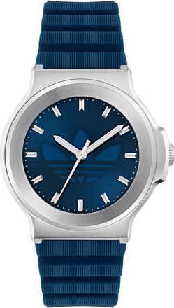 adidas Originals ADIDAS Originals Expression Three Unisexs Blue Watch AOFH25502 Silicone - One Size