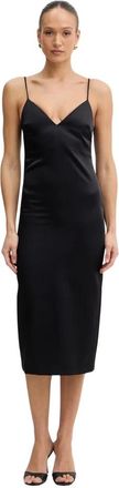 Twinset Duchesse Dress - - Dresses - Donna - Nero - S