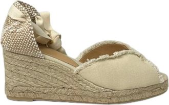 Castaner Brianda Sleehakken - Dames - Sleehakken - Beige - 40 EU - Schoenen