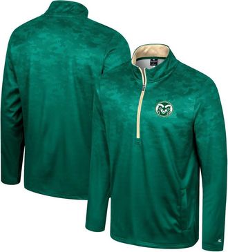 Colosseum Mens Colosseum Green Colorado State Rams The Machine Half-Zip Jacket at Nordstrom, Size Large