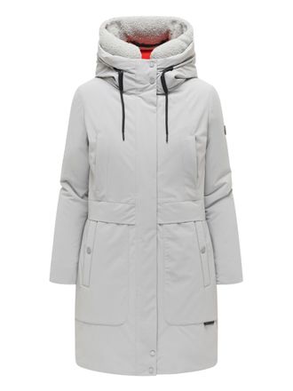 Marikoo dames winterparka Pakaami met teddygevoerde capuchon