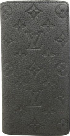 Louis Vuitton Noir Long Wallet (Bi-Fold) (Pre-Owned)