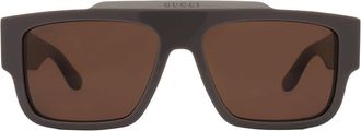 Gucci Brown Browline Mens Sunglasses GG1460S 003 56