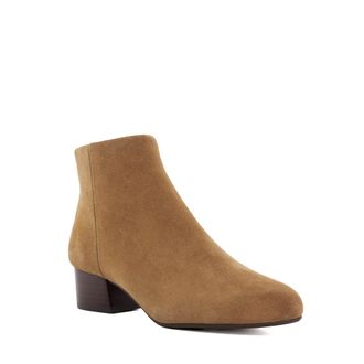 Dune London Womens Ladies Perrie - Low Heel Ankle Boots - Taupe material_leather1 - Size UK 6