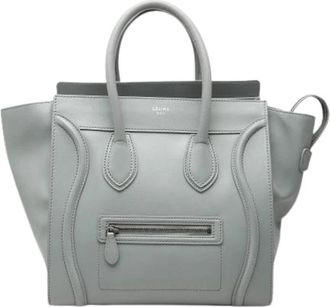 Celine Pre-owned Luggage Tote - Dames - Vintage Shopper - Grijs - ONE Size - Leer - Vintage