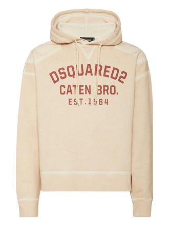 Dsquared2 Supernegative hoodie - men - Fabric - S - Neutrals