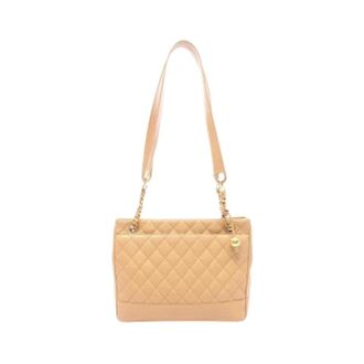 Chanel Pre-owned Shoulder Bags, female, Beige, Size: ONE SIZE Pre-owned Vintage Tote Bag