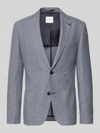 Roy Robson Slim Fit 2-Knopf-Sakko mit Reverskragen in Blau, Gr&ouml;&szlig;e 25