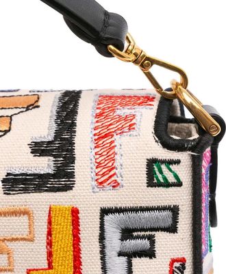 Fendi Hobo Bags - 2010-2024 Chinese Valentines Day Mini Zucca Embroi - Gr. unisize - in Braun - für Damen