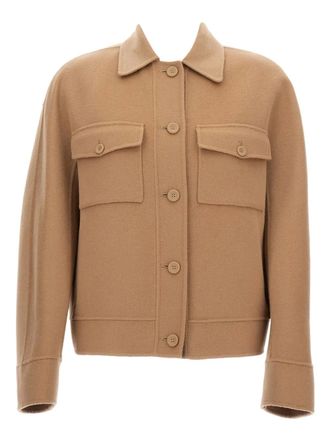 Max Mara Jack met opgestikte zak - Bruin