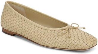 Vince Darla Weave Ballet Flat in Cashew at Nordstrom, Size 9.5