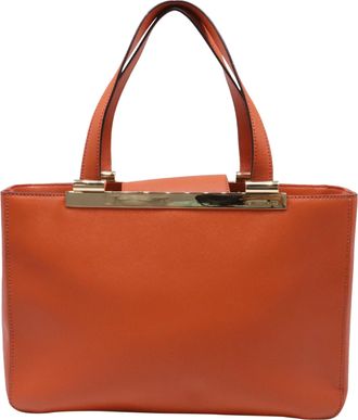 Michael Kors Tilda Tote Bag in Orange Leather