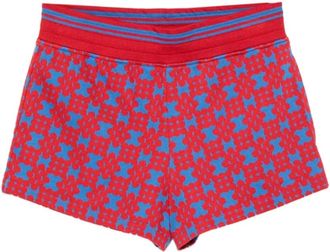 Dries Van Noten Ondergoed, Heren, Rood, L, Jacquard Ribbed Shorts