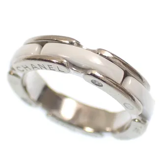 Chanel White Gold (18K) Band Ring (Pre-Owned)