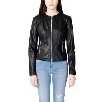 A|X Armani Exchange Dames Lente/Zomer Jas van Polyester - Dames - Zomerjassen - Zwart - XL - Polyester - Jassen