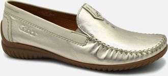 Gabor Womens CALIFORNIA 86.090 LADIES MOCCASIN - Silver - Size: 5.5/EEE